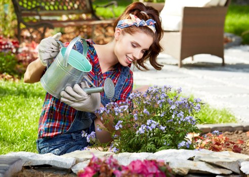 Landscape gardeners in Hayes designing a front garden