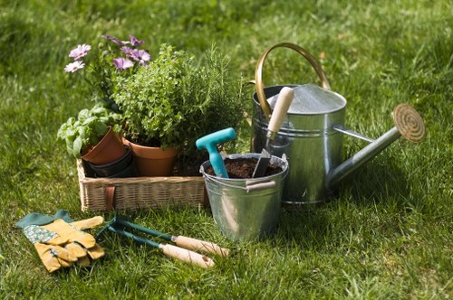 Recyclable garden waste separated for sustainable disposal in Hayes