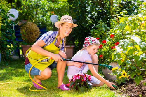Aeration and soil improvement for lawn care in Hayes